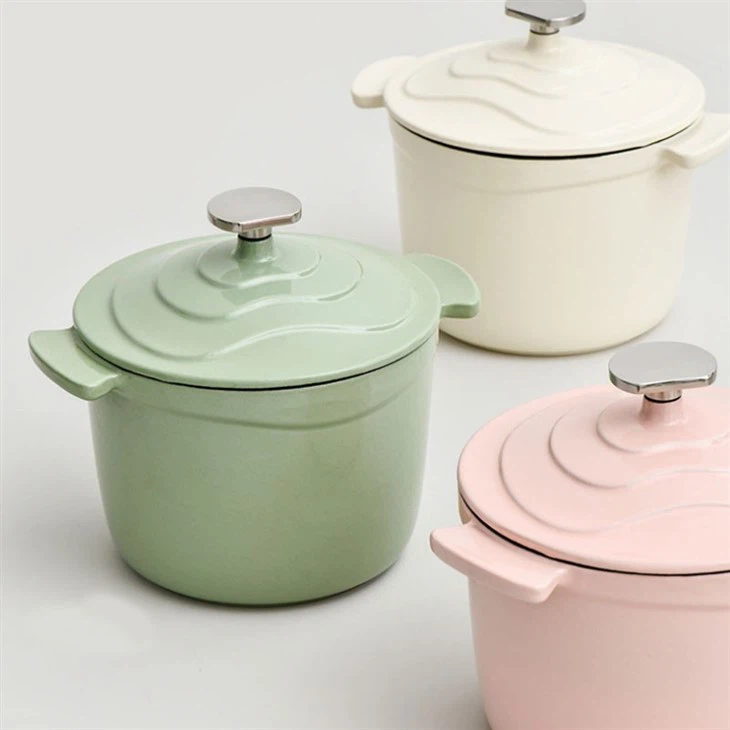 Enameled Cast Iron Pot Set