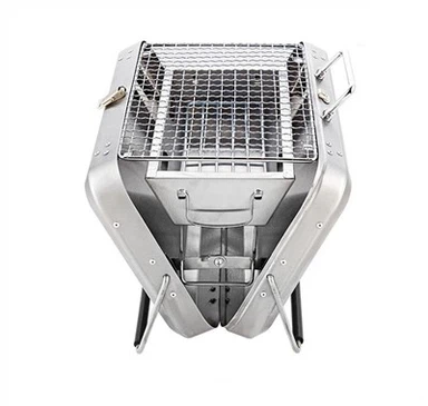 Grătar pliabil din oțel inoxidabil