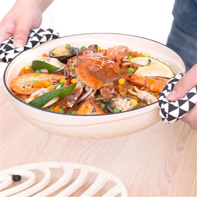 Oală emailată din fontă