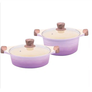 Aragaz cu inducție Oală de supă din aluminiu pe gaz