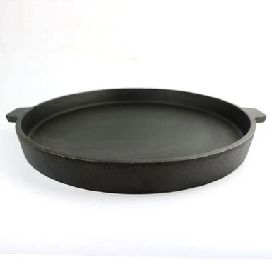 Rotund Turnat Fier Prăjire Tigaie