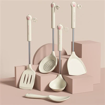Set de ustensile de bucătărie din silicon